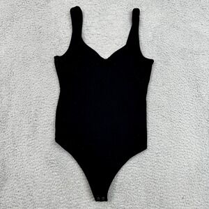 Abercrombie & Fitch Bodysuit Women M Black E Girl Grunge Gothic Kawaii Emo Goth